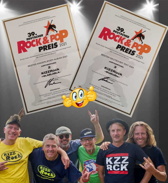 KIZZRock – Auszeichnung Rock & Pop Preis 2021